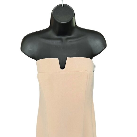 Chrissy Teigen x REVOLVE [Medium NWT] Micah Mini Dress in Nude - Picture 11 of 14